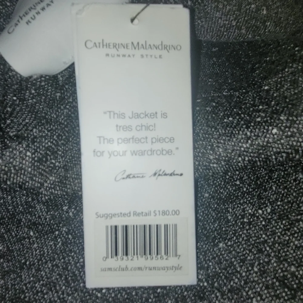 Catherine Malandrino Runway Style Zip Up Jacket